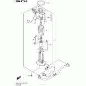 Схема вузла: Паливний насос для Suzuki SV650