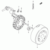Схема узла: Статор & Ротор для Suzuki GZ250 Marauder
