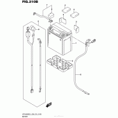 Схема вузла: Акумулятори (Vzr1800Bzl5 E33) для Suzuki VZR1800 Boulevard M109R BOSS