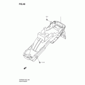 Схема узла: Заднее крыло для Suzuki GSF650 Bandit S