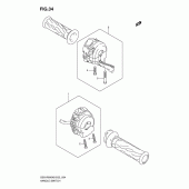 Схема узла: Пульт управления рулевой для Suzuki GSX-R600