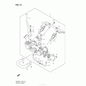 Схема вузла: Дросельна заслінка для Suzuki GW250 Inazuma