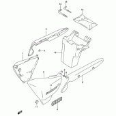 Схема вузла: Бічні панелі (Model k2) для Suzuki GZ250 Marauder