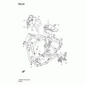 Схема узла: Рама (Model k6/k7/k8) для Suzuki VL800 Boulevard C50T