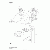 Схема узла: Топливный бак (Gsx1300R L2 E03) для Suzuki GSX1300 Hayabusa