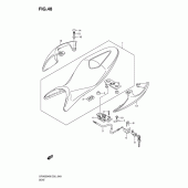 Схема узла: Сиденье для Suzuki SFV650 Gladius