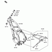 Схема вузла: Рама для Suzuki RM-Z250