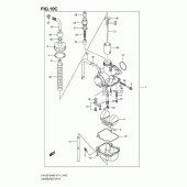 Схема вузла: Карбюратор (En125huk7/huk8) для Suzuki EN125
