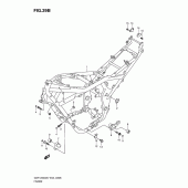 Схема вузла: Рама (Model l0) для Suzuki GSF1250 Bandit