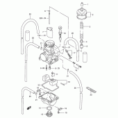 Схема вузла: Карбюратор (Model v) для Suzuki RM250