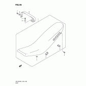 Схема узла: Сиденье для Suzuki DR-Z400 DR-Z400S