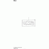 Схема вузла: Ремкомплект прокладок двигуна для Suzuki DL1000 V-Strom