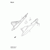 Схема вузла: Бічні панелі для Suzuki GSF650 Bandit