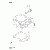 Схема вузла: Циліндр для Suzuki RM-Z250