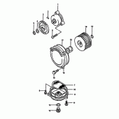 Схема вузла: Масляний насос для Suzuki DR650 DR650R