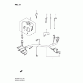 Схема узла: Электропроводка для Suzuki DR-Z70