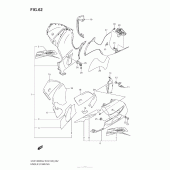 Схема узла: Нижний обтекатель для Suzuki GSX1300 Hayabusa