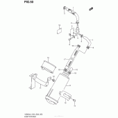 Схема вузла: Система вентиляції бензобака (Vz800L3 E33) для Suzuki VZ800 Boulevard M50