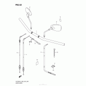 Схема вузла: Кермо & Тросики для Suzuki VZ1500 Boulevard M90
