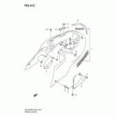 Схема вузла: Бічні панелі (Model k7) для Suzuki GSX1300 Hayabusa