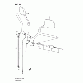 Схема вузла: Кермо & Тросики (Dl650uel1 e19) ​​для Suzuki DL650 V-Strom