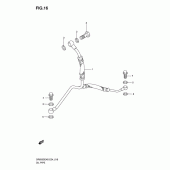 Схема вузла: Труба масляна для Suzuki DR650 DR650SE