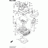 Схема вузла: Головка циліндра (передня) (Vl1500Tl7 E03) для Suzuki VL1500 Boulevard C90 BOSS