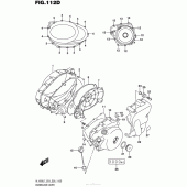 Схема узла: Крышки картера (Vl1500Btl7 E28) для Suzuki VL1500 Boulevard C90T B.O.S.S