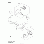 Схема вузла: Turnsignal Lamp (Vzr1800L4 E28) для Suzuki VZR1800 Boulevard M109R