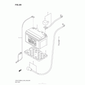 Схема вузла: Акумулятори (Gsx-R1000L3 E28) для Suzuki GSX-R1000
