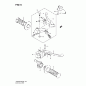 Схема узла: Ручки руля (Dr200sel2 e24) для Suzuki DR200 DR200SE