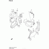 Схема узла: Боковые панели для Suzuki VZ800 Boulevard M50