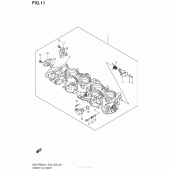Схема вузла: Throttle Body (Gsx-R600L4 E03) для Suzuki GSX-R600