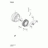 Схема вузла: Статор & Ротор для Suzuki VL800 Intruder C800/Boulevard C50