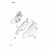 Схема вузла: Бічні панелі для Suzuki RM125