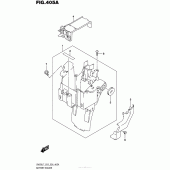 Схема вузла: Кріплення акумулятора Suzuki SV650