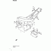 Схема вузла: Рама для Suzuki GS500
