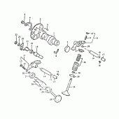 Схема узла: Распредвал & Клапан для Suzuki DR400