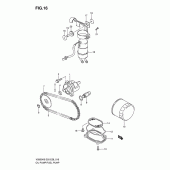 Схема узла: Масляный насос & Топливный насос для Suzuki VS800 Boulevard S50