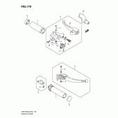 Схема вузла: Ручки керма (Vzr1800l2 e24) для Suzuki VZR1800 Intruder M1800R/ Boulevard M109R
