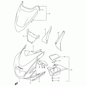 Схема вузла: Передній обтічник (Rf900rs2) для Suzuki RF900
