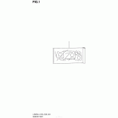 Схема вузла: Ремкомплект двигунів для Suzuki LS650 Boulevard S40