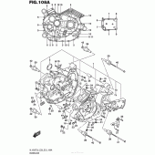 Схема вузла: Картер двигуна для Suzuki VL1500 Boulevard C90T