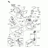 Схема вузла: Паливний бак для Suzuki DR-Z110