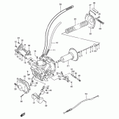 Схема вузла: Карбюратор (Front)(model t/v) для Suzuki VS800 Intruder 800