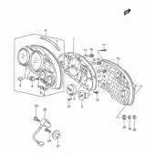 Схема узла: Спидометр для Suzuki GSX600 Katana