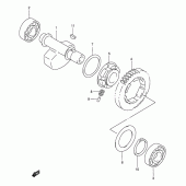 Схема вузла: Балансувальний вал для Suzuki DR650 DR650SE