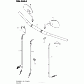 Схема вузла: Кермо & Тросики (Vzr1800Bzl5 E28) для Suzuki VZR1800 Boulevard M109R BOSS