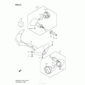 Схема вузла: Turnsignal Lamp (Vzr1800Zl4 E03) для Suzuki VZR1800 Boulevard M109R