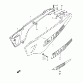 Схема вузла: Бічні панелі (Model r/s/t) для Suzuki DR800